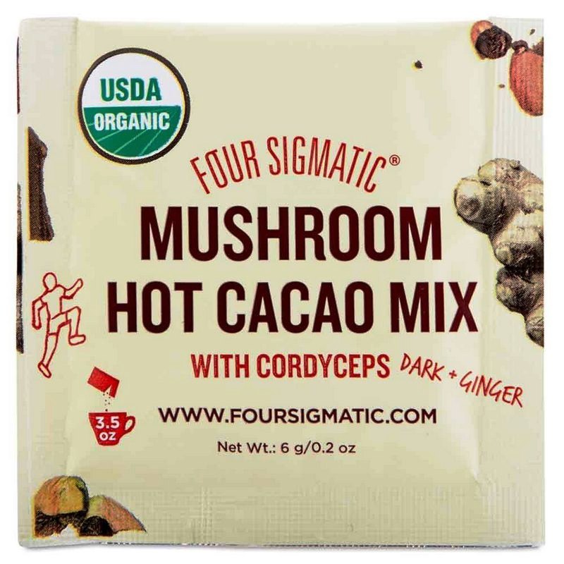 Four Sigmatic Mushroom Hot Cacao Mix Cordyceps Organic (1x6g)