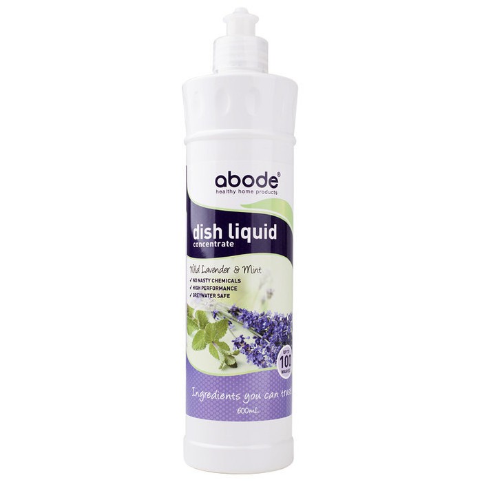 Dishwashing Liquid Concentrate Lavender Mint Abode (600mL)
