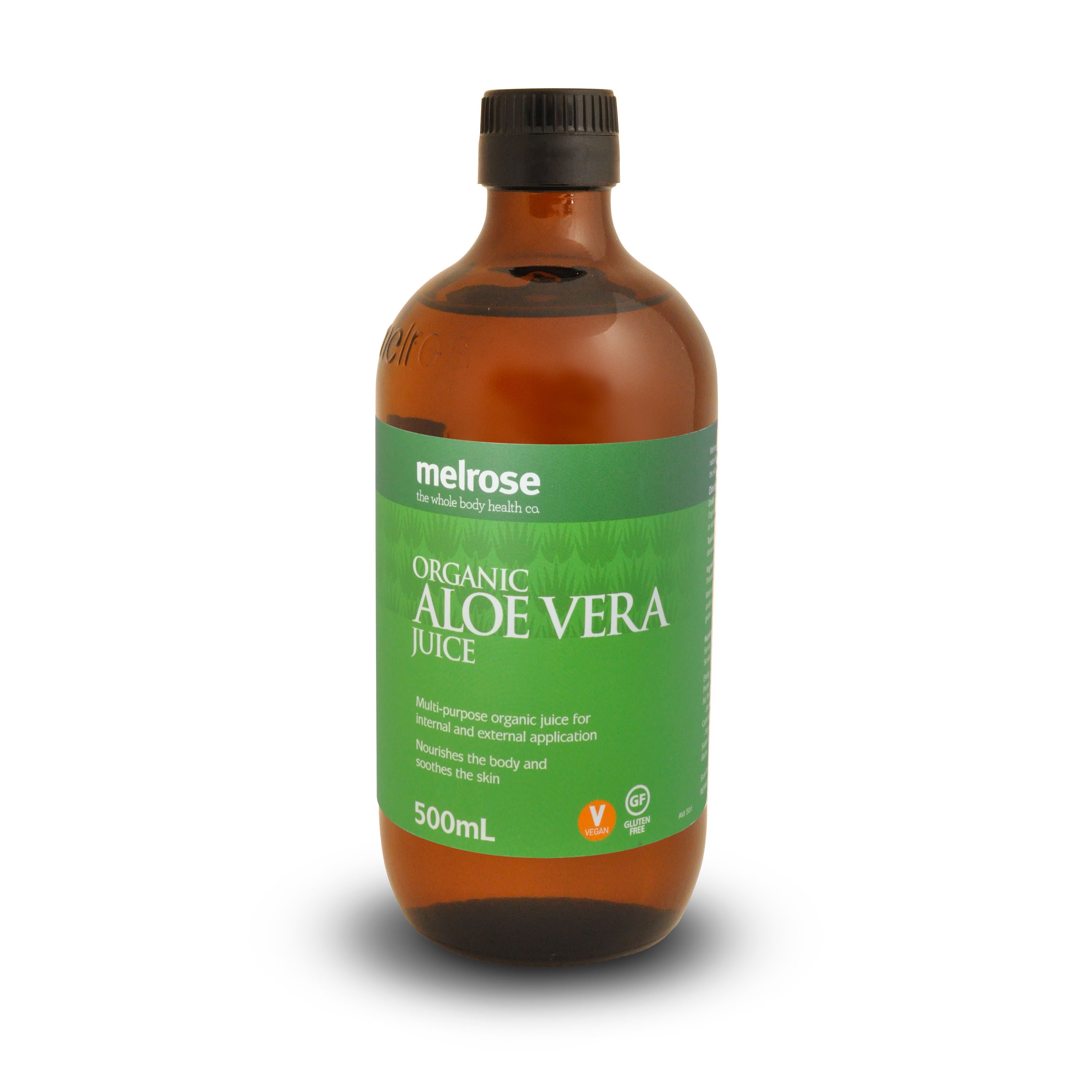 Aloe Vera Juice Melrose Organic (500mL,glass)