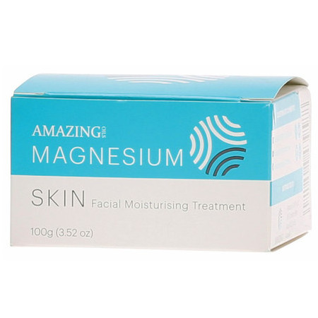 Magnesium Facial Moisturiser Amazing Oils Organic (100g)