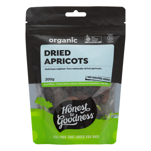 Apricots Dried Goodness Certified Organic (200g)