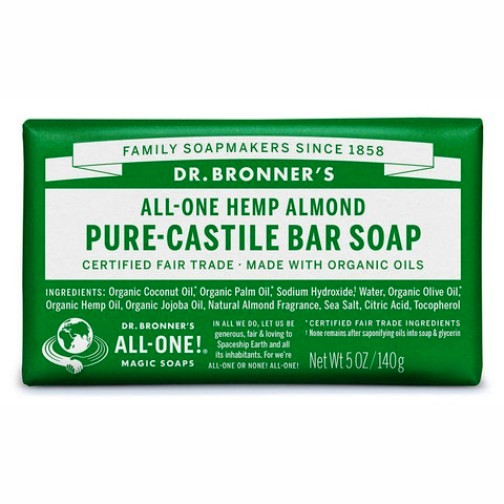 Almond Castile Soap Bar Certified Organic (140g, bar)