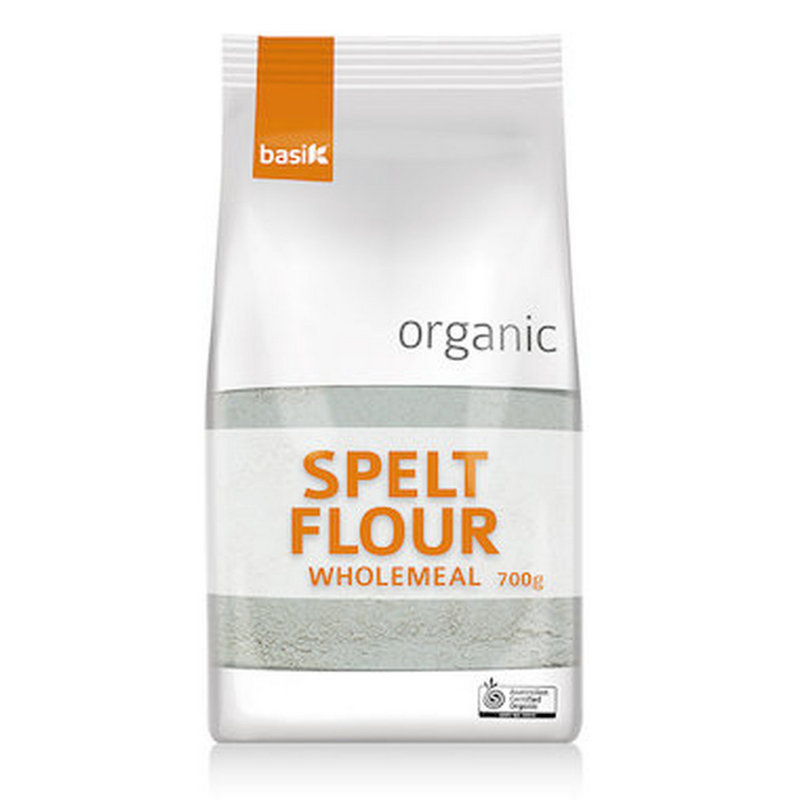 Spelt Wholemeal Flour Australian Basik Certified Organic (700g)