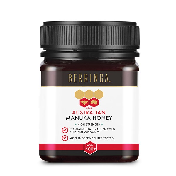 Berringa 400MGO Raw The Super Manuka Honey (250g, tub)