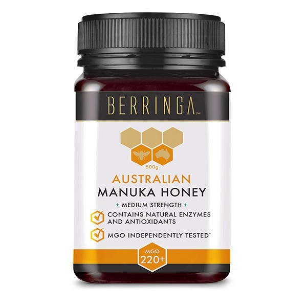 Berringa 220MGO Raw The Super Manuka Honey (500g, tub)