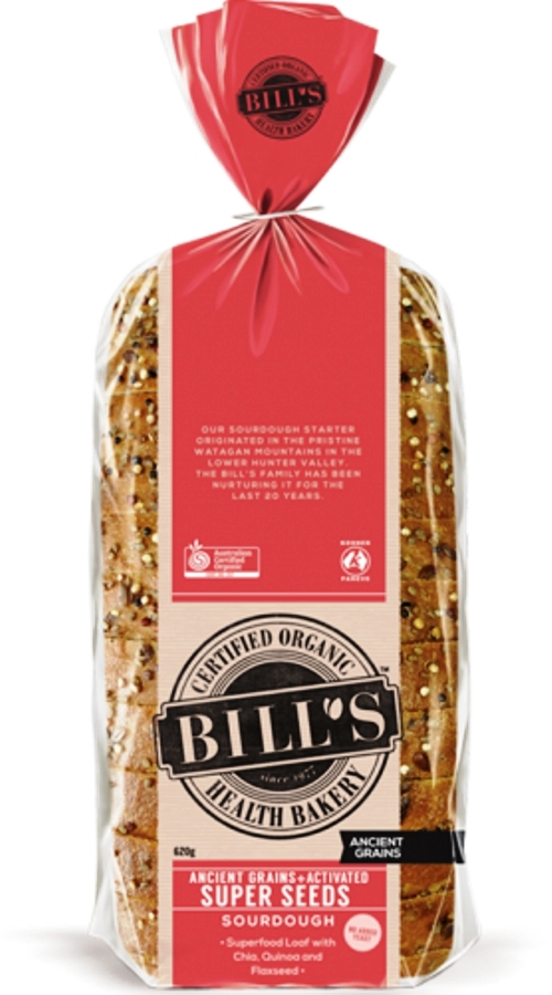 Super Seeds Activated Ancient Grains Sourdough Bills C.Org(620g)