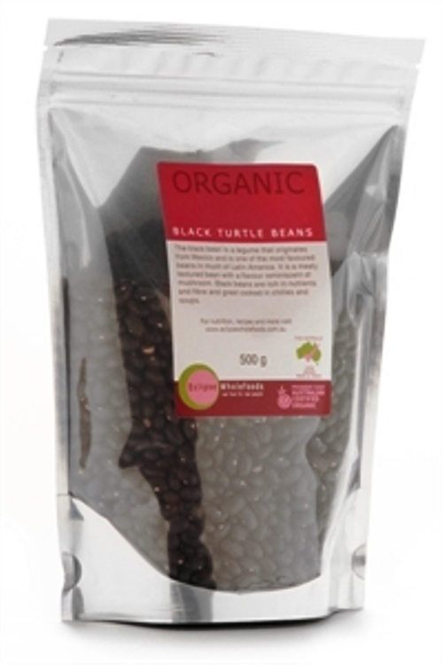 Black Turtle Beans Dried Eclipse Certified Organic (500g)