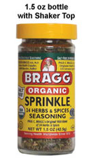 Organic Sprinkle Seasoning 24 Herbs Spices Bragg Cert. (42.5g)