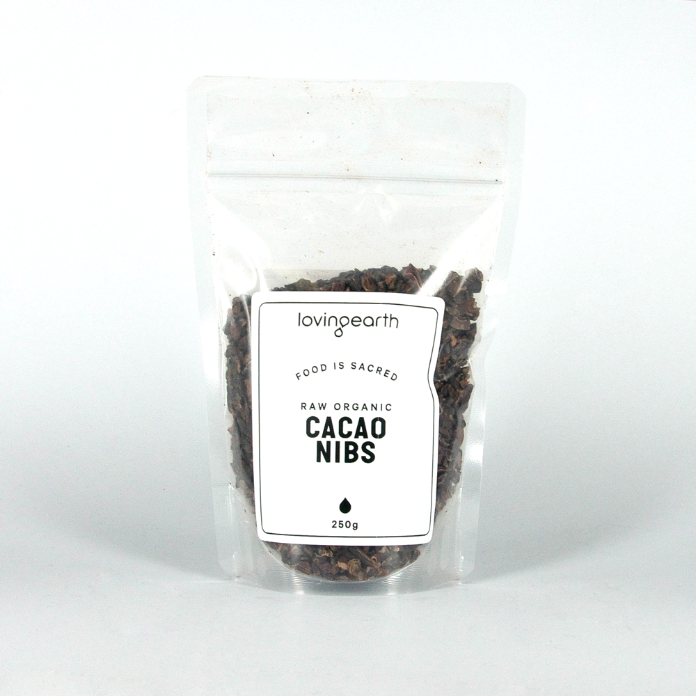 Cacao Nibs Raw Fairtrade Loving Earth Certified Organic (1kg)
