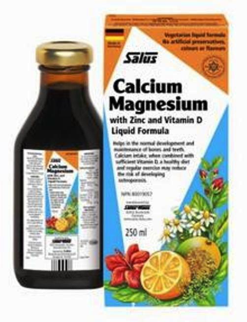 Calcium Magnesium Zinc Vit D Tonic Floradix Salus (250ml)