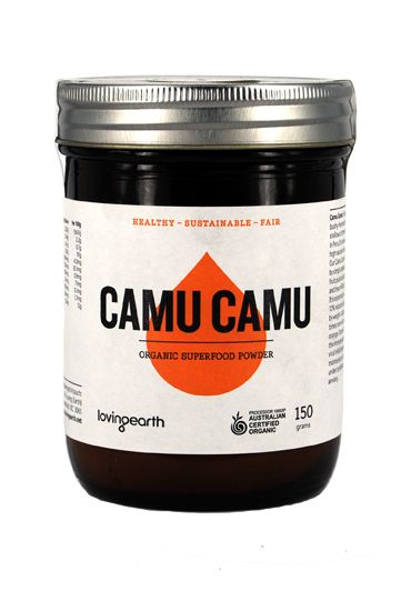 Camu Camu Raw Powder Superfood Certified Organic (150g,glass)