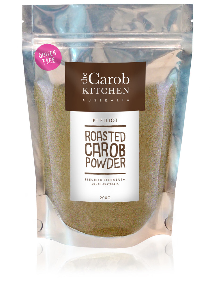 Carob Roasted Powder Australian Carob Kitchen Organic (200g)