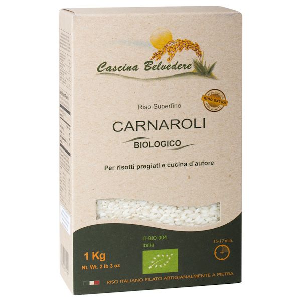 Carnaroli Rice Risotto Cascina Belverede Certified Organic (1kg)