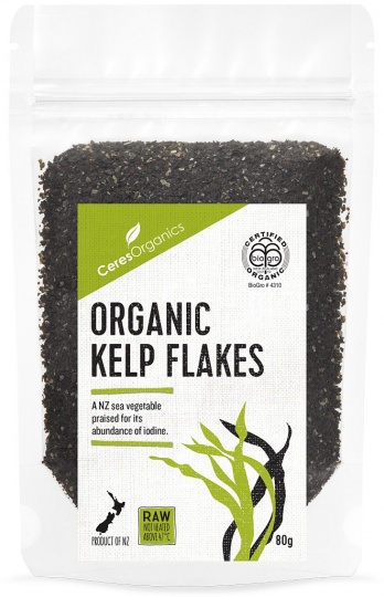 Kelp Flakes New Zealand Raw Ceres Certified Organic (80g)