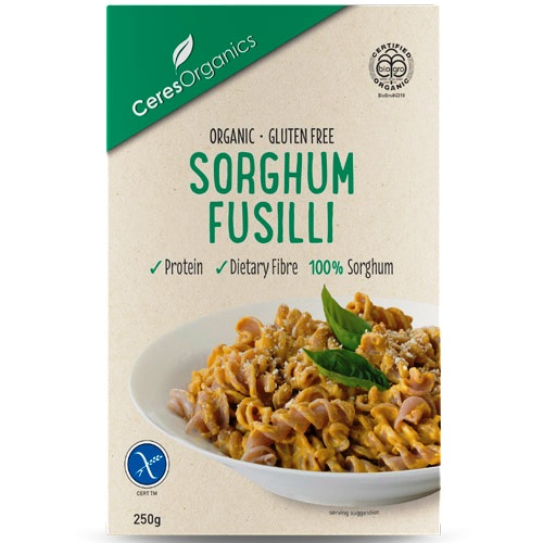 Sorghum Fusilli Ceres Gluten Free Certified Organic (250g)
