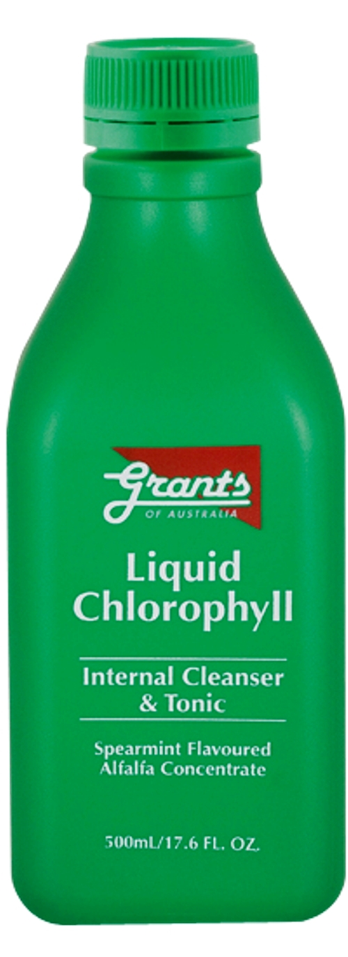 Chlorophyll Liquid Cleanser Spearmint Tonic Grants (500ml)