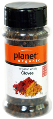 Cloves Whole Planet Organic Certified Organic (35g, shaker)