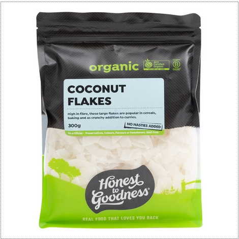 Coconut Flakes Goodness Certified Organic (300g)
