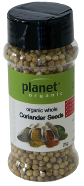 Coriander Seeds Whole Planet Organic Certified Organic (25g)