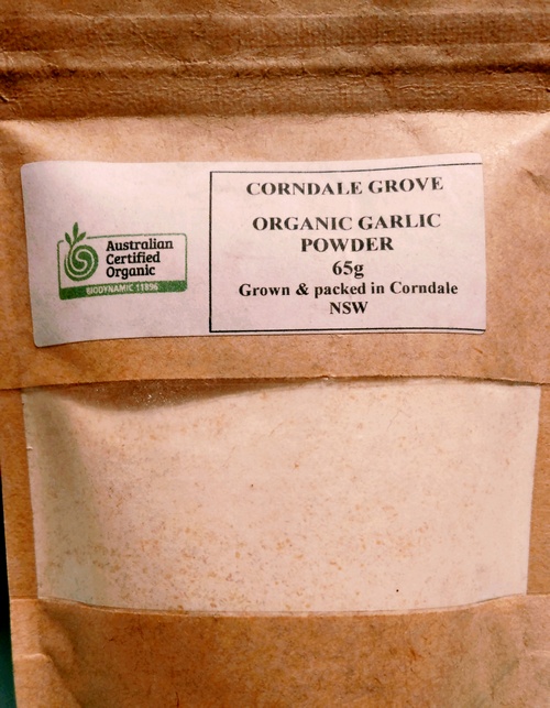 Garlic Powder Australian Corndale Grove Organic (65g)