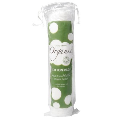 Cotton Pads Organic Cotton Simply Gentle (100)