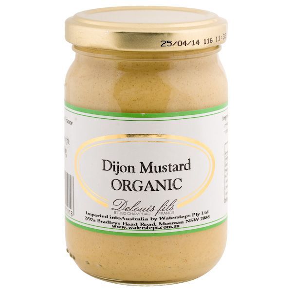 Mustard Dijon Delouis France Certified Organic (200g)