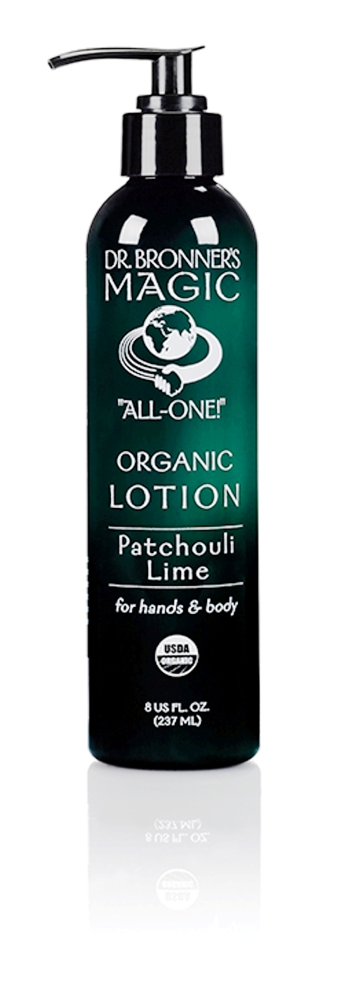 Lotion Patchouli Lime Dr Bronner Certified Organic (237ml, pump)