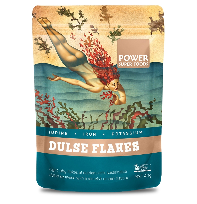 Dulse Flakes Raw Canada Wild Power Superfoods (40g)