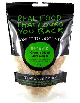 Ginger Diced Bare Goodness Certified Organic (300g)