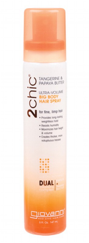 GIOVANNI 2CHIC Tangerine Ultra Volume Big Body Hair Spray 147ml