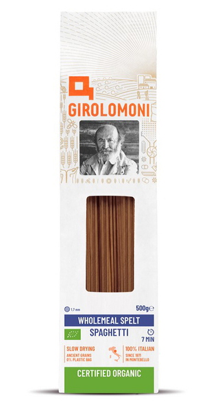 Spelt Emmer Farro Wholemeal Spaghetti Girolomoni Organic (500g)