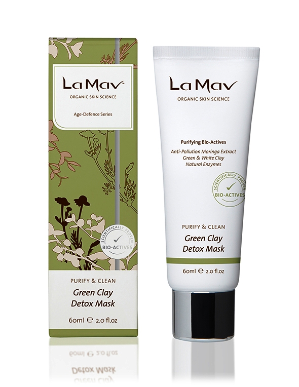 Clay Green Detox Mask Purify La Mav Certified Organic (60ml)