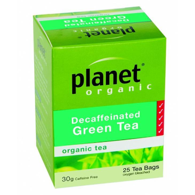 Green Decaffeinated Tea Bags Planet Certified Organic (30g,25s)