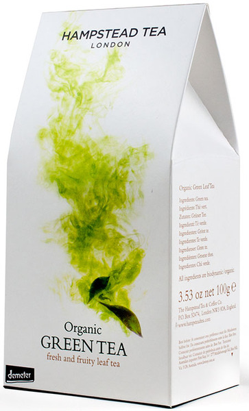 Green Tea Single Estate Hampstead Organic Fairtrade (100g,loose)