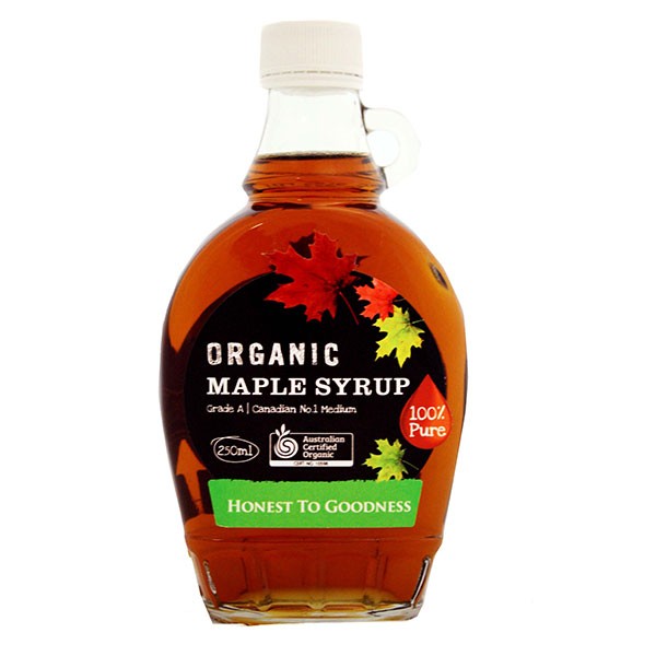 Maple Syrup Grade A Amber Honest Goodness Cert. Organic (250mL)