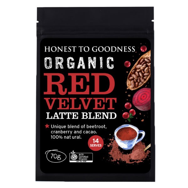 Red Velvet Latte Blend Goodness Certified Organic (70g)