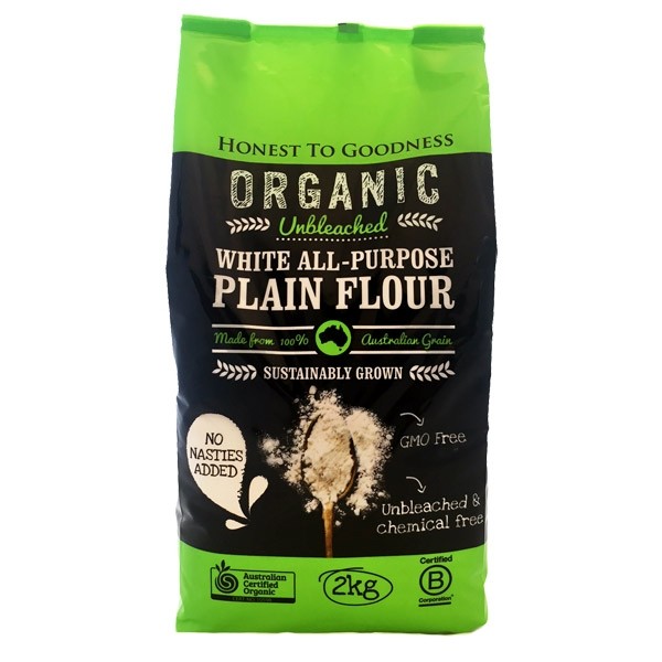 All Purpose Unbleached Plain White Flour Goodness C.Organic(2kg)