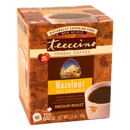 Hazelnut Teeccino Tee Bags Caff.Free Herbal Coffee Org.(60g,10x)