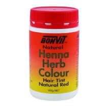 Henna Natural Red Herbal Hair Dye Bonvit (100g, powder)