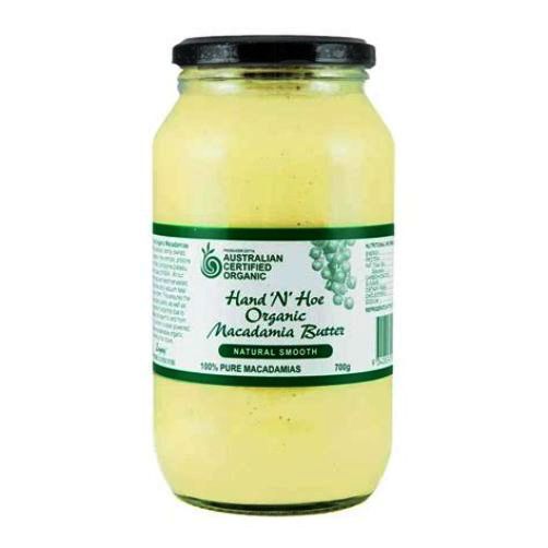 Macadamia Butter Raw Natural Smooth C.Organic (700g,glass)