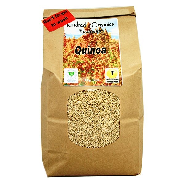 Quinoa White Australian Gluten Free Kindred Cert. Organic (1kg)