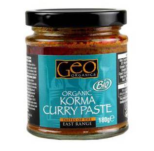Korma Curry Paste Geo Organics Certified Organic (180g)