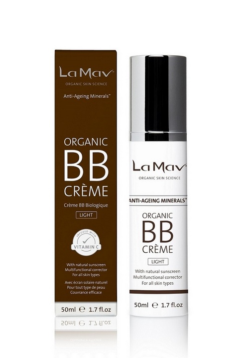 BB Creme LIGHT All in 1 Beauty Balm La Mav Cert. Organic (50mL)