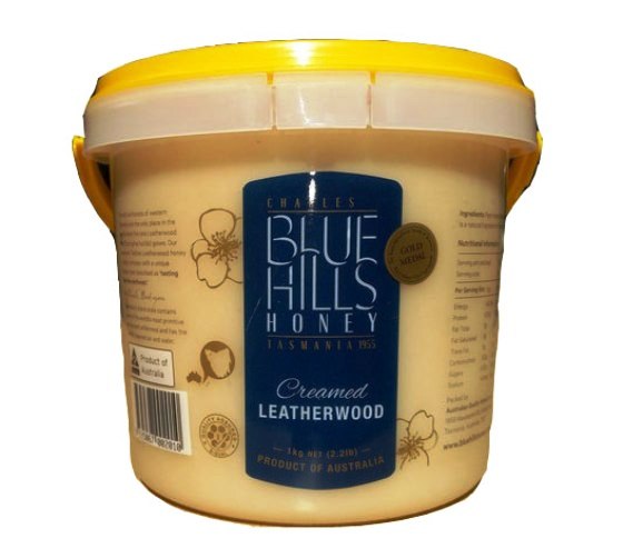 Leatherwood Creamed Honey Tarkine Tasmania Blue Hills Raw (1kg)