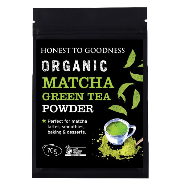 Green Tea Matcha Powder Japan Goodness Certified Organic (70g)