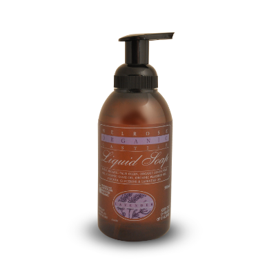 Lavender Castile Soap Melrose Certified Organic (500ml,pump)
