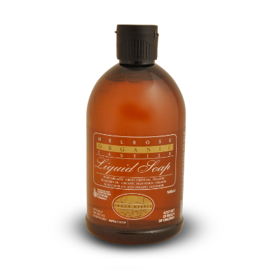 Lemon Myrtle Refill Castile Soap Certified Organic (500ml)