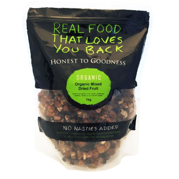 Mixed Dried Fruit Goodness Certified Organic (1kg)