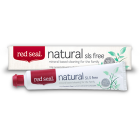 Natural Herbal Toothpaste SLS Fluoride Free Red Seal (110g)