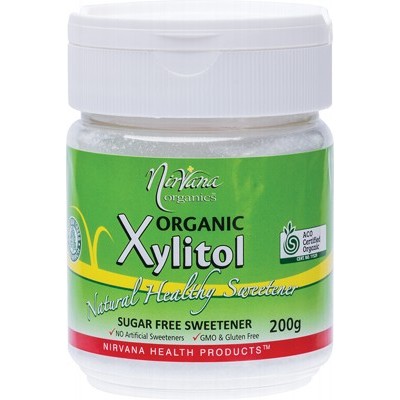 Nirvana Xylitol Powder Non Birch Certified Organic (200g)